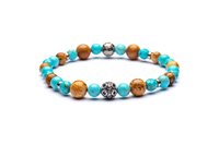 Bracelet Antracite Classic in Semiprecious stones C14 FIJI - C14 FIJI
